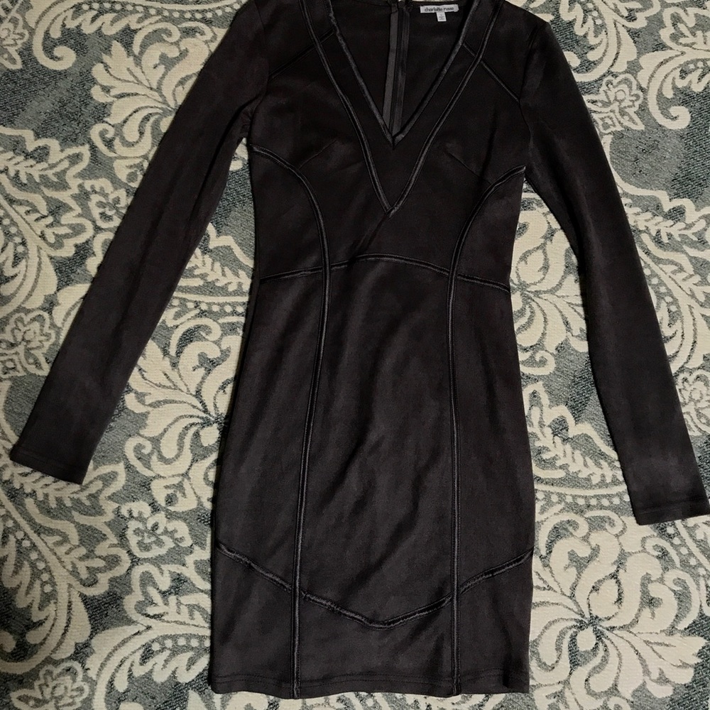 Charlotte Russe grey bodycon size: S OBO